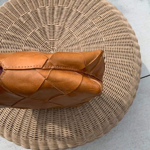 Parker Clay Acacia Woven Leather Handbag - Picture 14 of 14